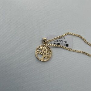 Gold Tree of Life Pendant Necklace